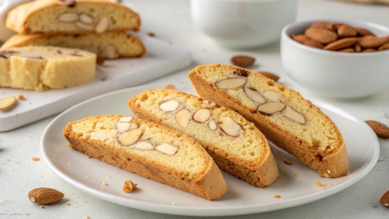 Almond Biscotti Slices