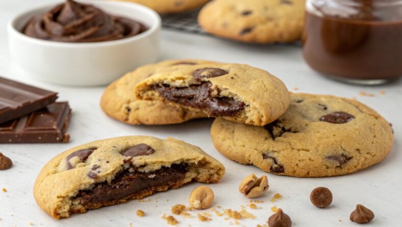 Nutella-Stuffed Cookies